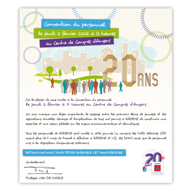 Ademe Invitation 20 ans Image 1