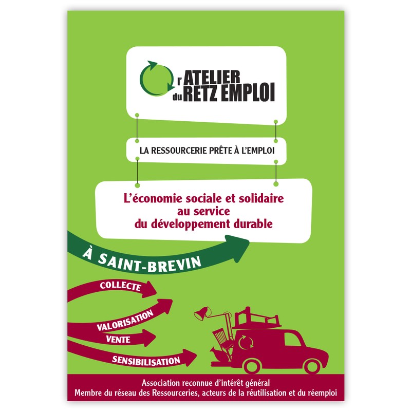 Atelier du Retz Emploi Flyer Saint-Brévin Image 1