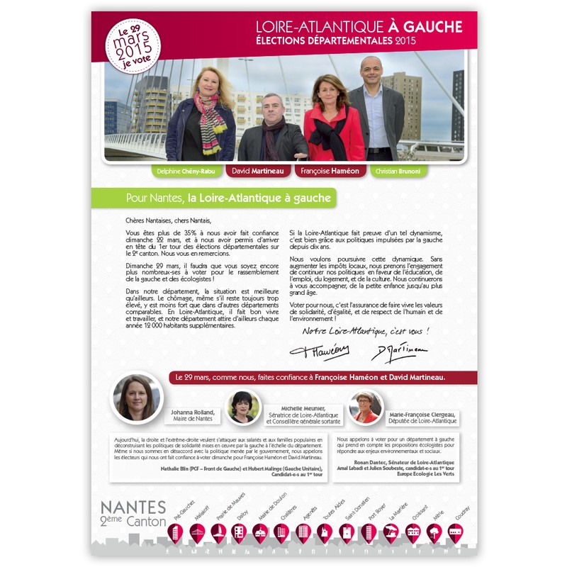 Départementale 2015 PS 2ème canton de Nantes Image 1