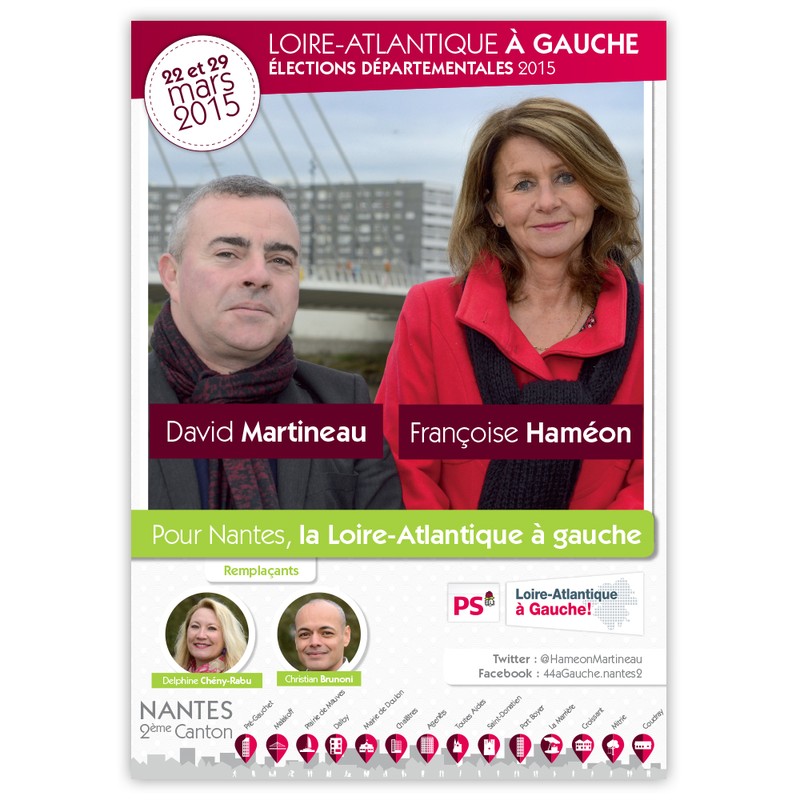 Départementale 2015 PS 2ème canton de Nantes Image 1
