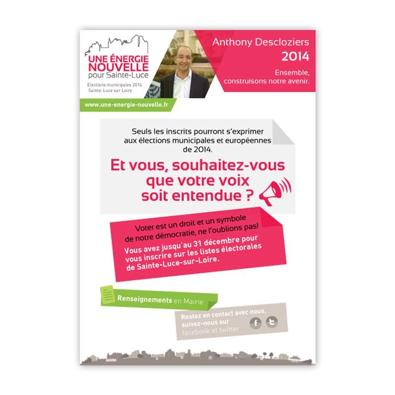 Une énergie nouvelle - Municipales 2014 Image 1